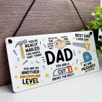 Dad Gift For Fathers Day Birthday Funny Gift For Dad From Son