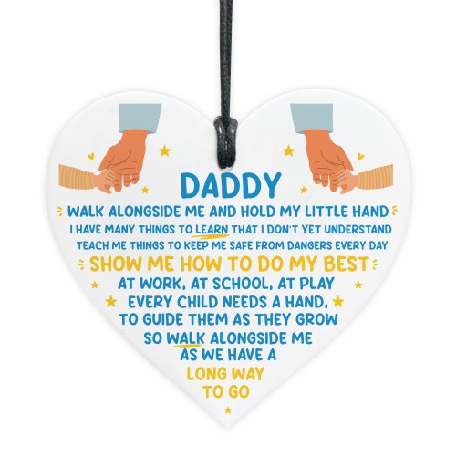 Gift For Daddy From Daughter Son Thank You Gift Acrylic Heart