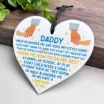 Gift For Daddy From Daughter Son Thank You Gift Acrylic Heart
