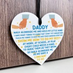 Gift For Daddy From Daughter Son Thank You Gift Acrylic Heart