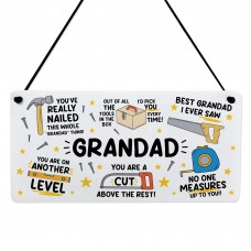 Funny Grandad Plaque Gift For Fathers Day Birthday Gift