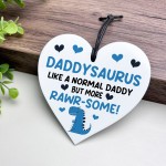 Funny Daddy Gifts Daddysaurus Plaque From Daughter Son Birthday