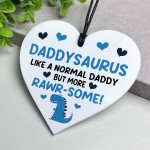 Funny Daddy Gifts Daddysaurus Plaque From Daughter Son Birthday
