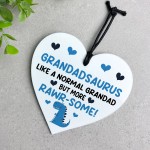 Funny Grandad Gifts Grandadsaurus Plaque From Granddaughter