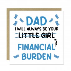 Funny Joke Card For Dad For Fathers Day From Daughter