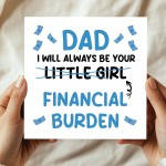 Funny Joke Card For Dad For Fathers Day From Daughter