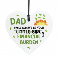 Funny Dad Gift From Daughter Daddys Little Girl Plaque Funny