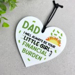 Funny Dad Gift From Daughter Daddys Little Girl Plaque Funny