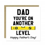 Funny Card For Dad For Fathers Day DAD ANOTHER LEVEL Card