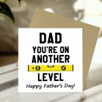 Funny Card For Dad For Fathers Day DAD ANOTHER LEVEL Card