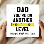 Funny Card For Dad For Fathers Day DAD ANOTHER LEVEL Card