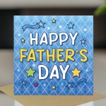 Fun Dad Card For Fathers Day With Envelope Colouful Card