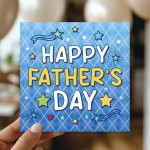 Fun Dad Card For Fathers Day With Envelope Colouful Card