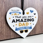 Gift For Dad For Fathers Day Birthday Amazing Dad Plaque Gift