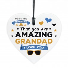Gift For Grandad For Fathers Day Birthday Amazing Grandad Plaque