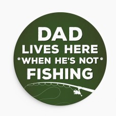 Fishing Gift Hanging Fishing Sign For Man Cave Garage Funny Gift