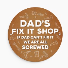Funny Gift For Dad For Birthday Fathers Day DADS FIX IT SHOP