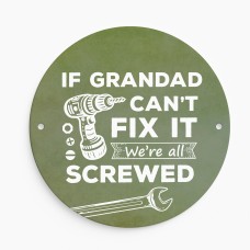 Funny Gift For Grandad For Birthday Fathers Day Cant Fix It
