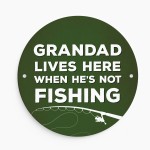 Fishing Gift Hanging Fishing Sign For Man Cave Garage Funny Gift