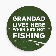 Fishing Gift Hanging Fishing Sign For Man Cave Garage Funny Gift