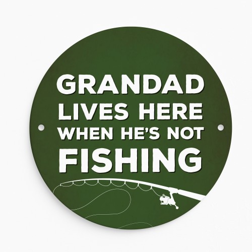 Fishing Gift Hanging Fishing Sign For Man Cave Garage Funny Gift
