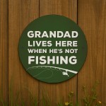 Fishing Gift Hanging Fishing Sign For Man Cave Garage Funny Gift