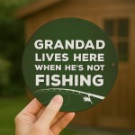 Fishing Gift Hanging Fishing Sign For Man Cave Garage Funny Gift