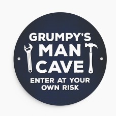 Funny Gift For Grandad Dad Birthday Fathers Day Grumpys Man Cave