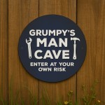 Funny Gift For Grandad Dad Birthday Fathers Day Grumpys Man Cave