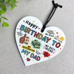 Birthday Gift For Dad Acrylic Heart Gift For Birthday