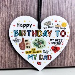 Birthday Gift For Dad Acrylic Heart Gift For Birthday