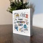 Cute Gift For Dad For Fathers Day Best Daddy Gift Brick Block