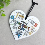 Funny Gift For Dad For Fathers Day Heart Nailed Being A Dad
