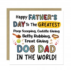 Happy Fathers Day Card From The Dog Funny Card For Him
