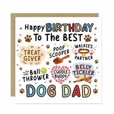 Happy Birthday Card From The Dog Funny Birthday Card For Dad