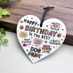 Happy Birthday Gift For Best Dog Mum Funny Gift For Mum Heart