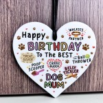 Happy Birthday Gift For Best Dog Mum Funny Gift For Mum Heart