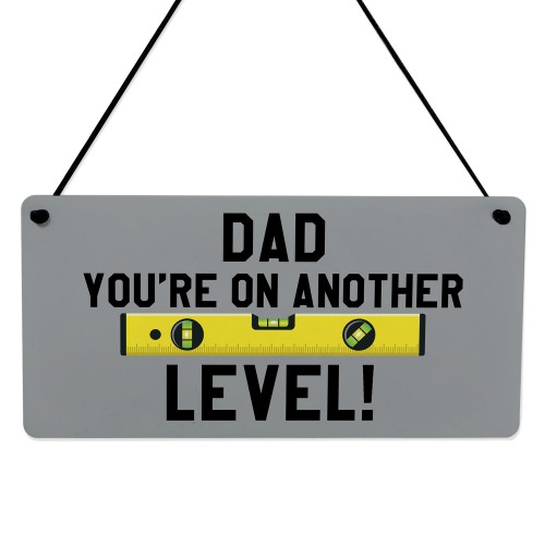 Dog Dad Gift For Fathers Day Building Block Dad Plaque Funny