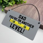 Dog Dad Gift For Fathers Day Building Block Dad Plaque Funny