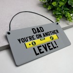 Dog Dad Gift For Fathers Day Building Block Dad Plaque Funny