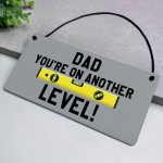 Dog Dad Gift For Fathers Day Building Block Dad Plaque Funny