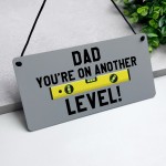 Dog Dad Gift For Fathers Day Building Block Dad Plaque Funny