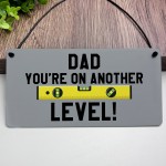 Dog Dad Gift For Fathers Day Building Block Dad Plaque Funny