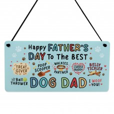 Funny Happy Fathers Day To The Best Dog Dad Gift Woof You