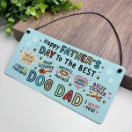 Funny Happy Fathers Day To The Best Dog Dad Gift Woof You