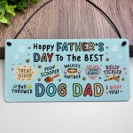 Funny Happy Fathers Day To The Best Dog Dad Gift Woof You