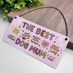 Funny Birthday Christmas Gift For The Best Dog Mum Gift Woof You