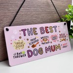 Funny Birthday Christmas Gift For The Best Dog Mum Gift Woof You