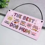 Funny Birthday Christmas Gift For The Best Dog Mum Gift Woof You