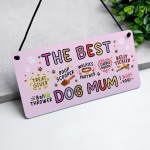 Funny Birthday Christmas Gift For The Best Dog Mum Gift Woof You